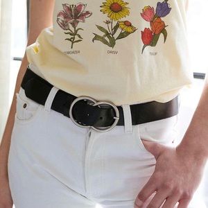 NEW Urban Outfitters Black Double O-Ring Belt